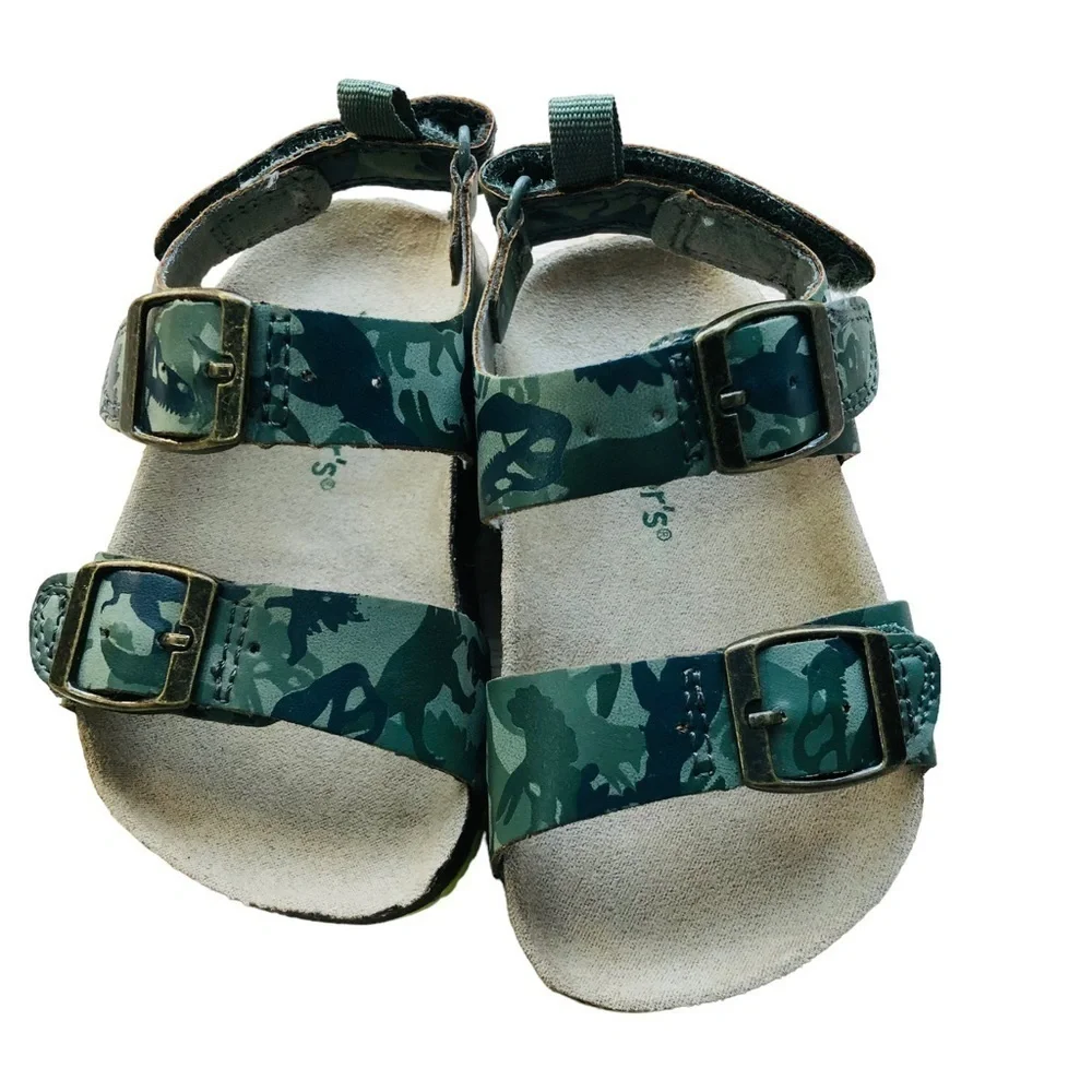 NWOT Carter's Shoes | Olive Camo Aldus Sandal-Boys Size | Color: Green | Size 6